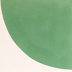 Green circular cement tiles